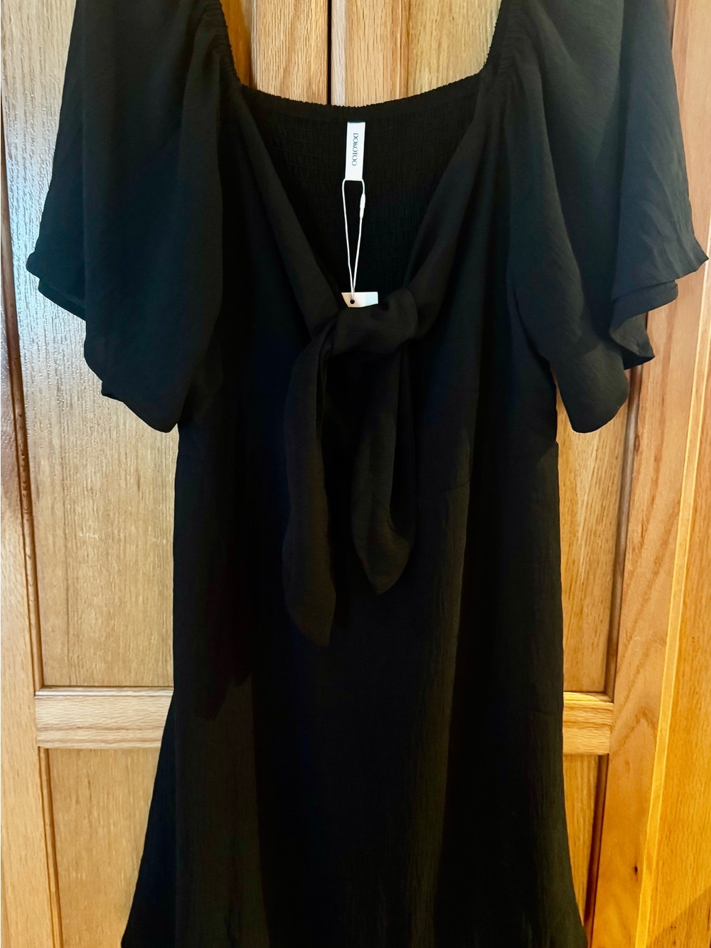 V-Neck Cocktail/Mini-Dress - Picture 2 of 4
